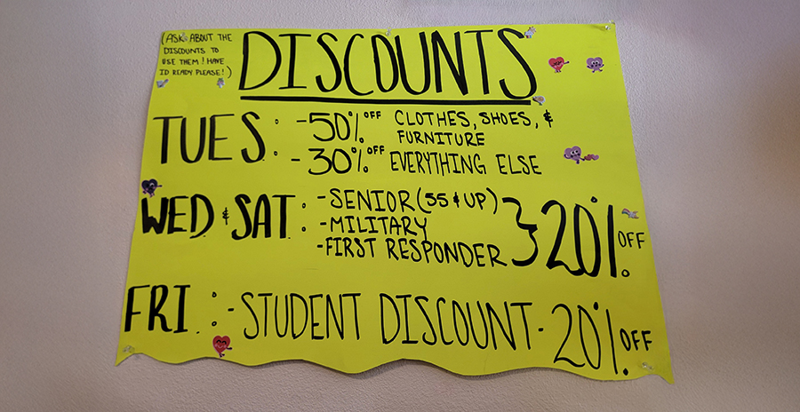 Nifty Thrifty Discount Days